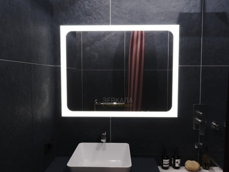 Зеркало для ванной с подсветкой Неаполь 160х80 см